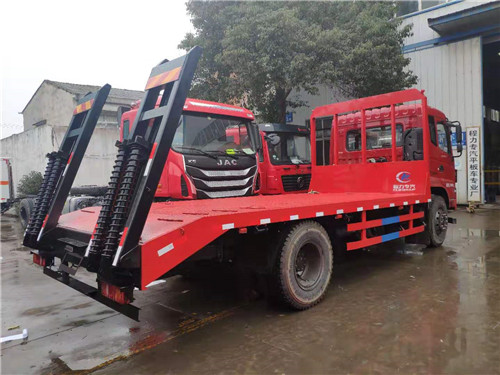 12噸挖機拖板車 大地平板車